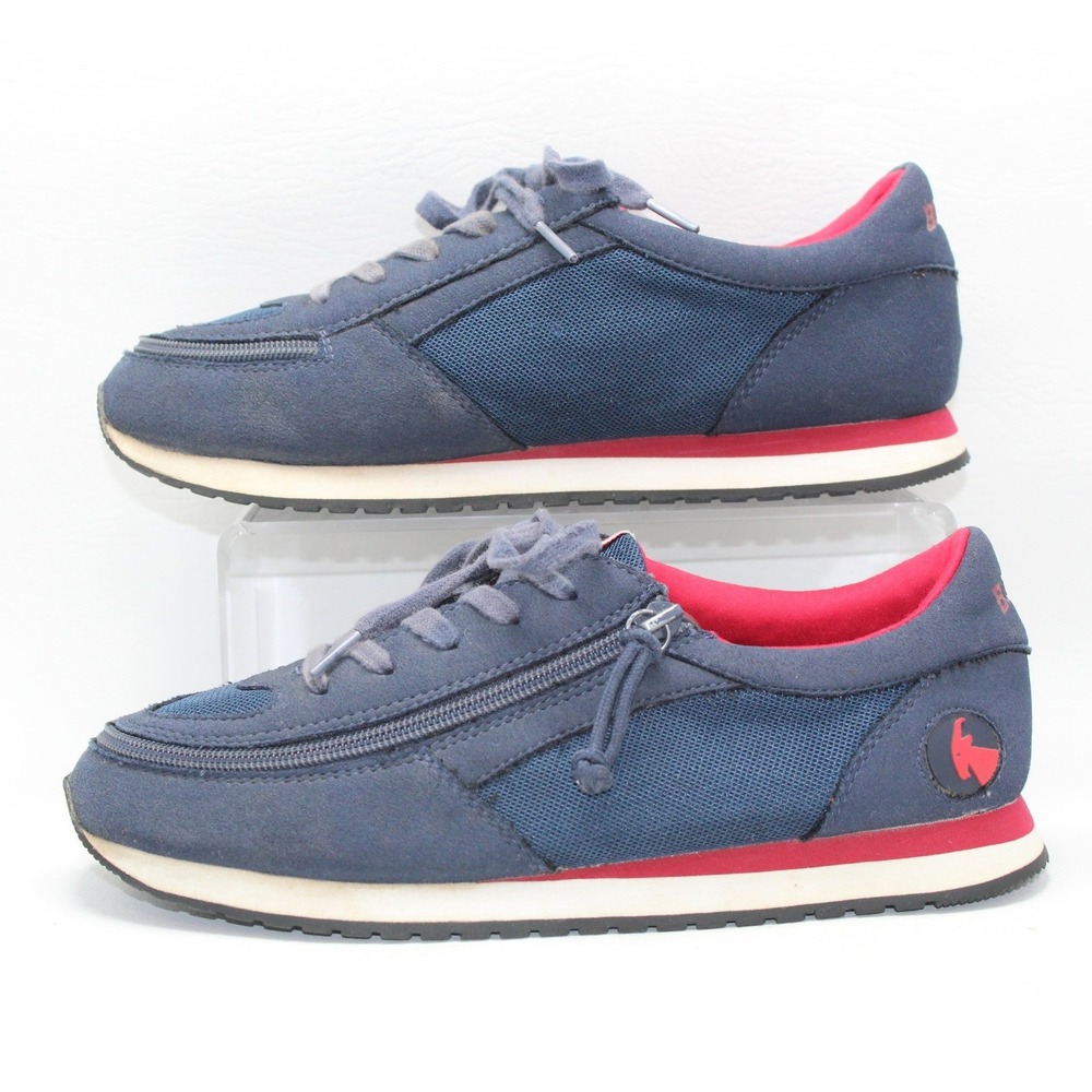 Billy Footwear Kids Jogger Navy Blue Red Sneakers Mens 7 Womens 8.5 Size 7M